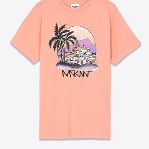 Isabel Marant Peach Graphic Tee